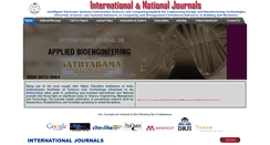 Desktop Screenshot of journals-sathyabama.com